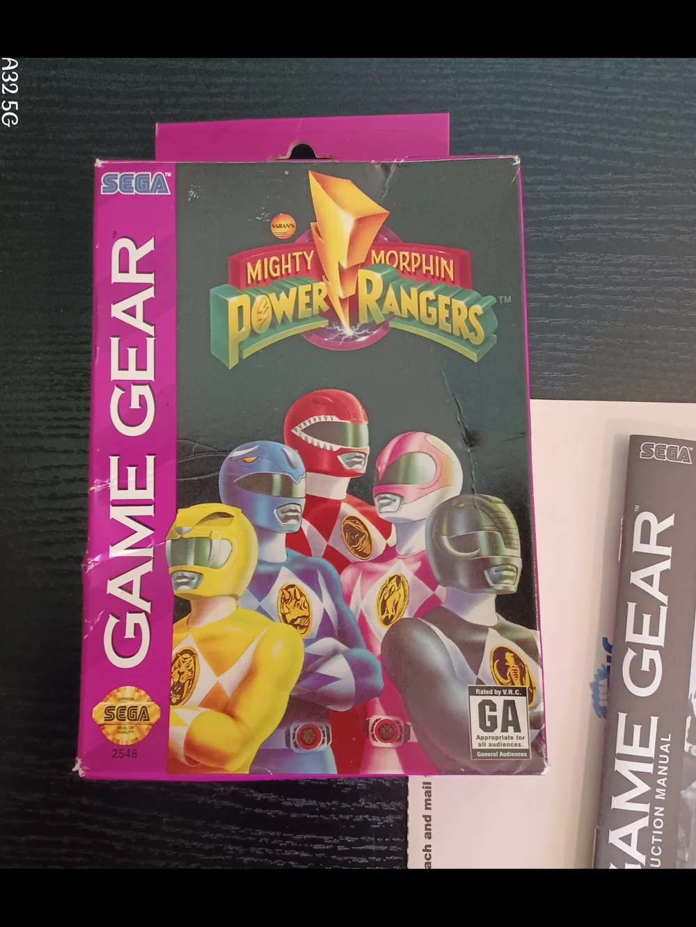 Mighty Morphin Power Rangers Game Gear Game